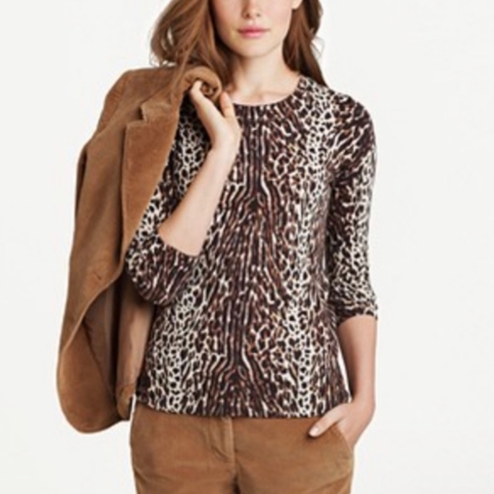 J. Crew mid sleeve top